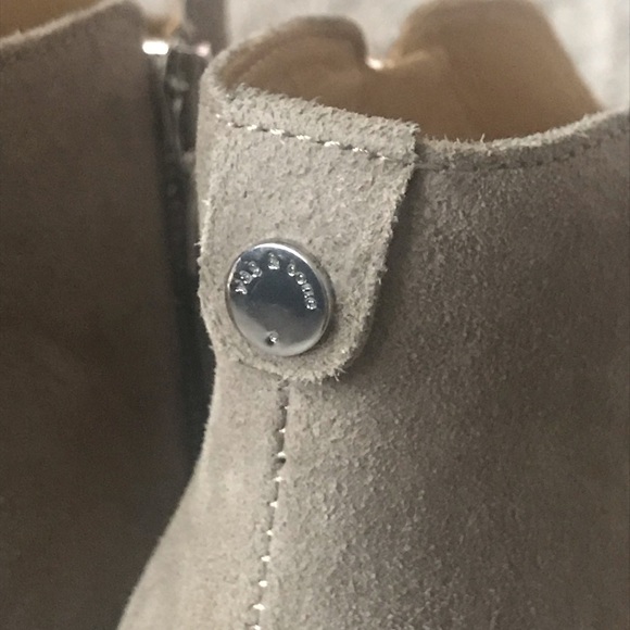 SOLD ❌ rag & bone Margot Gray Suede Ankle Boots - Picture 4 of 8